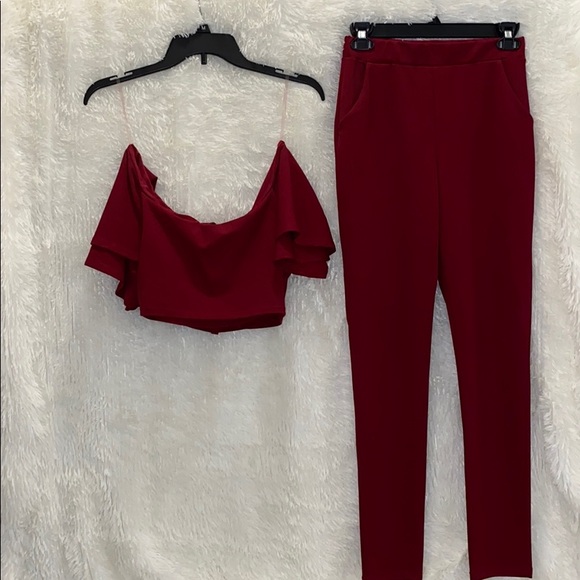dark red 2 piece set - Picture 3 of 3